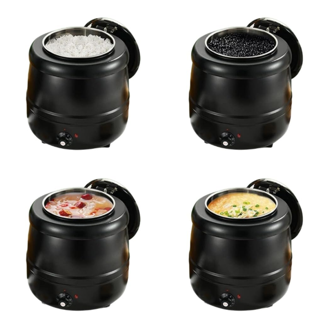 Amazon | TIMDU 10L/13L 食品用スープ釜ウォーマー, 業務用 ステンレス
